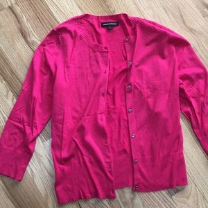 Hot pink cardigan